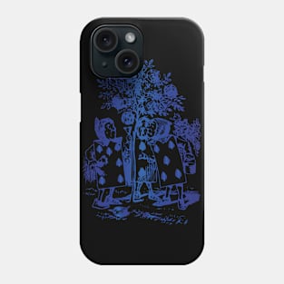 Alice in Wonderland (blue) Phone Case