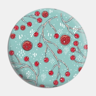 Winter Berries Pin