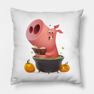 Wizard pig Pillow