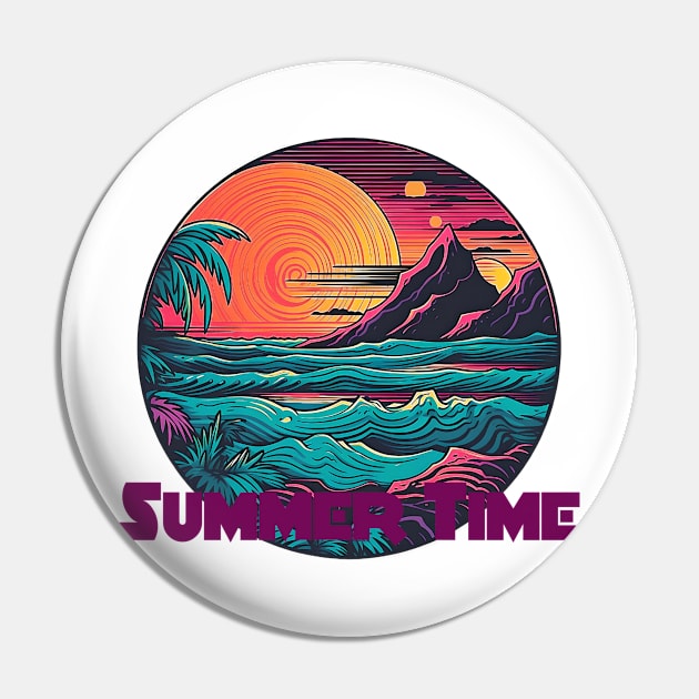 Summer Time 6 Pin by DavisDesigns79