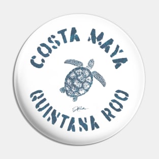 Costa Maya, Mexico, Sea Turtle Pin