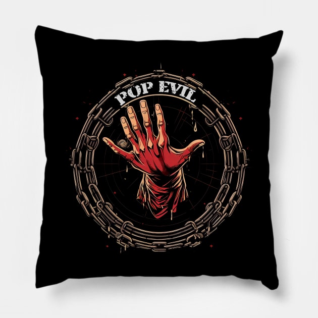 Chained Pop Pillow by MORRISWORD