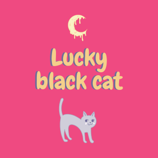 Lucky Black Cat T-Shirt