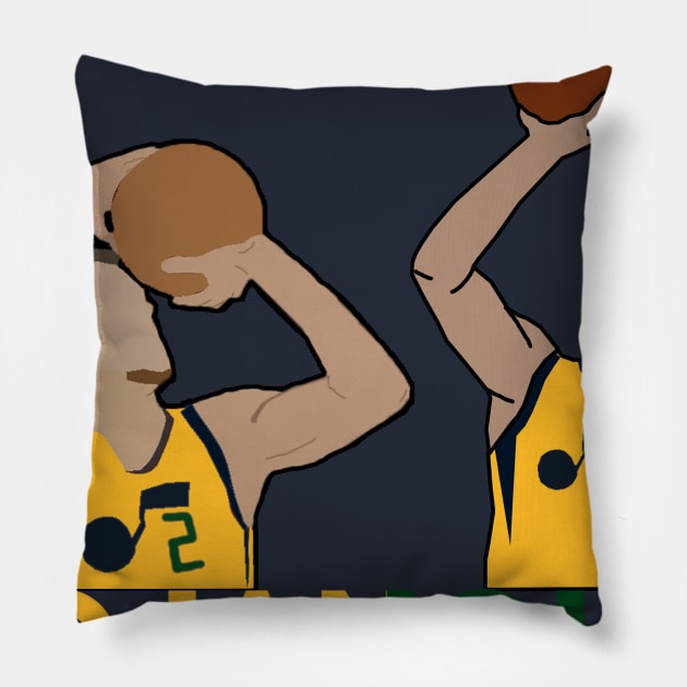 Joe Ingles x Bojan Bogdanovic 'BOJANGLES' NBA Utah Jazz Pillow by xavierjfong