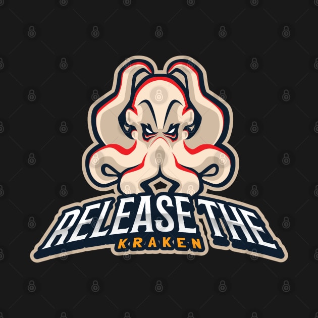 Release The Kraken Gift - Giant Octopus Sea Monster by Grabitees