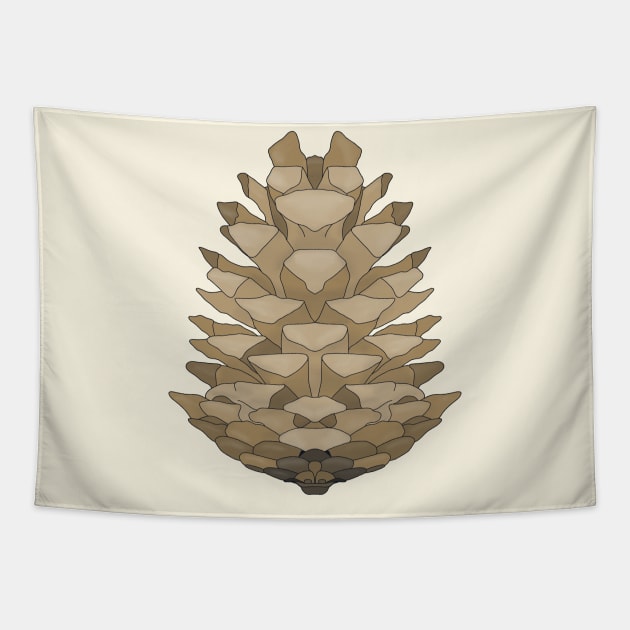Lovely Pinecone Tapestry by DiegoCarvalho