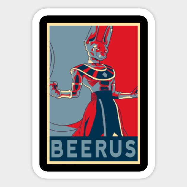 Beerus Dragon Ball Super Beerus Sticker Teepublic