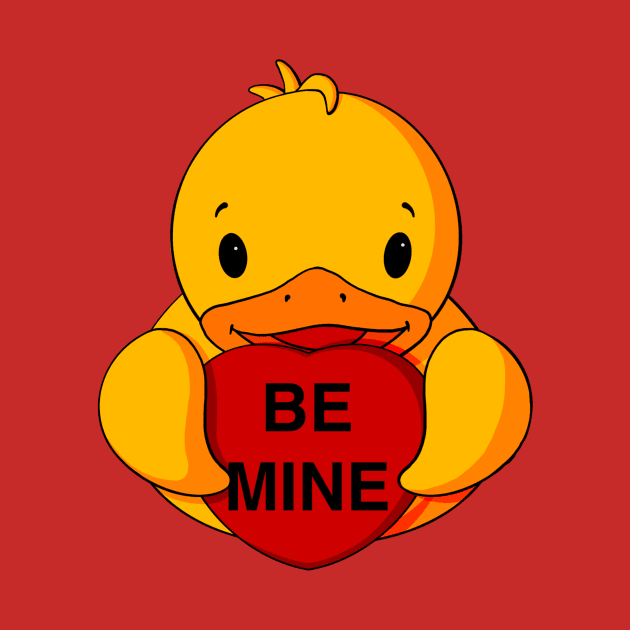 Be Mine Rubber Duck by Alisha Ober Designs