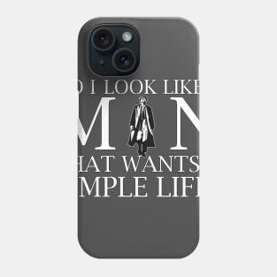 Simple Man v2 Phone Case