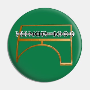 Morris Minor Traveller 1000 British classic car logo wood Pin