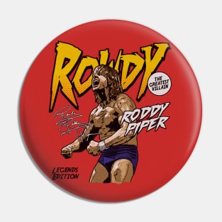 Roddy Piper Comic Pin