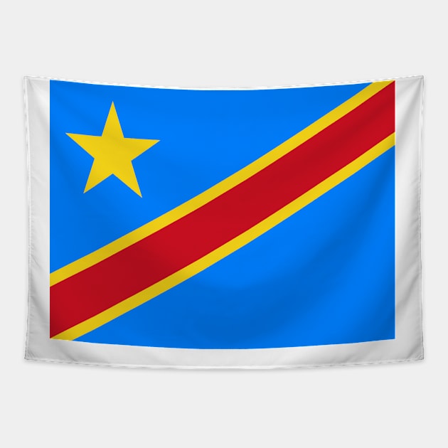 Flag of The Democratic Republic of The Congo Tapestry by COUNTRY FLAGS