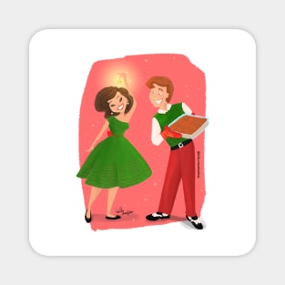 Christmas Couple Magnet