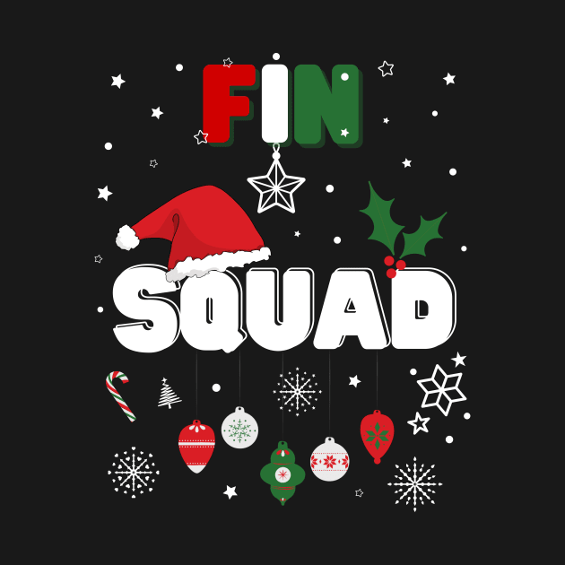 FIN Squad Festive Christmas Finance Accounting CPA Cute by AimArtStudio