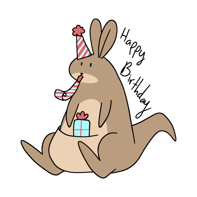 Happy Birthday Kangaroo by saradaboru