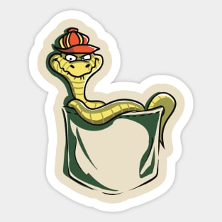 Snake Google Quote Sticker by palidoudz