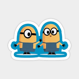 Minion Friends Magnet