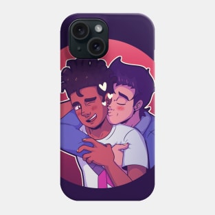 Benson and Troy Kiss Phone Case