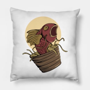 Fish can fly Pillow