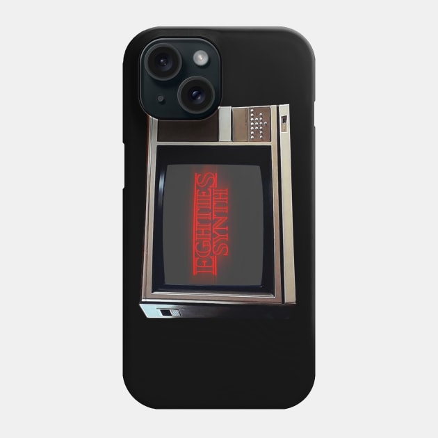 TV SET / EIGHTIES SYNTH #2 Phone Case by RickTurner