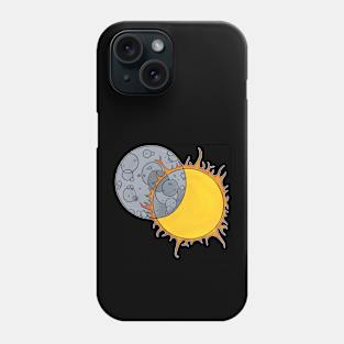 Moon and Sun Eclipse Phone Case