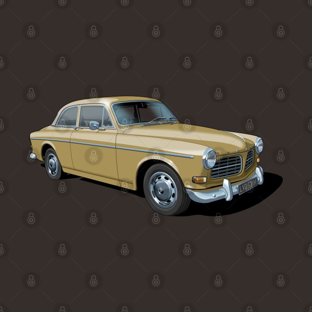 Volvo Amazon in beige by candcretro