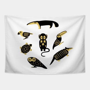 Guarani Fauna Art Tapestry