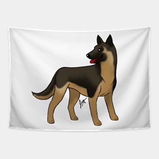 Dog - Belgian Malinois - Bi-Color Black and Tan Tapestry