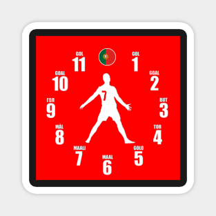 ronaldo 7 soccer watch Magnet