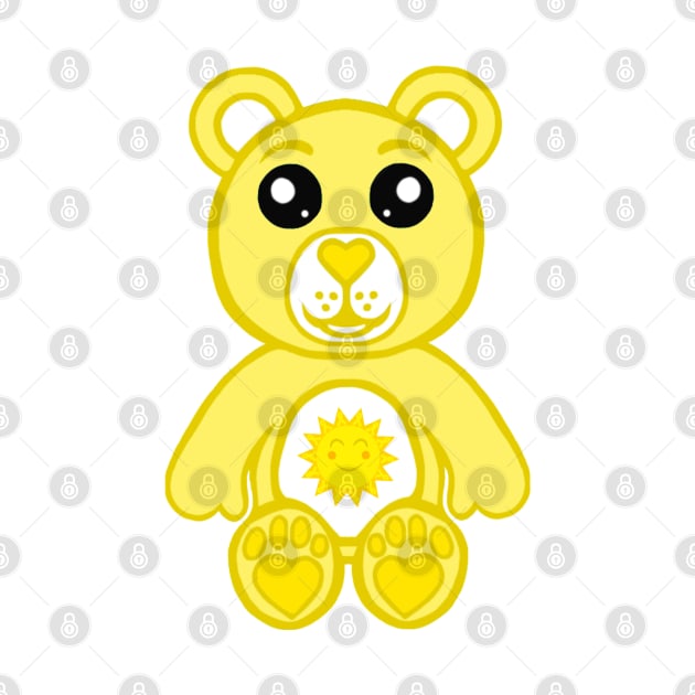 Yellow Warrior Bear 2.0 by CaitlynConnor