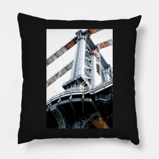 Manhattan Bridge, Brooklyn Pillow