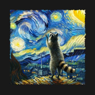 Galactic Guardian Raccoons Discover UFO Magic in Every Tee T-Shirt