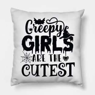 Creepy Girls Are the Cutest Pillow