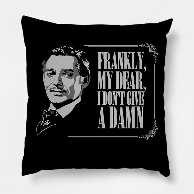 Rhett butler gone with the wind Pillow by Hoang Bich