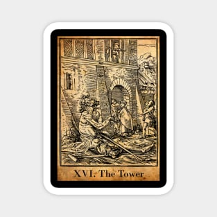 The Tower Tarot Magnet