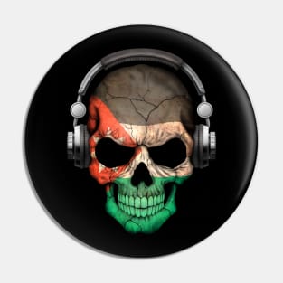 Dark Skull Deejay with Jordanian Flag Pin