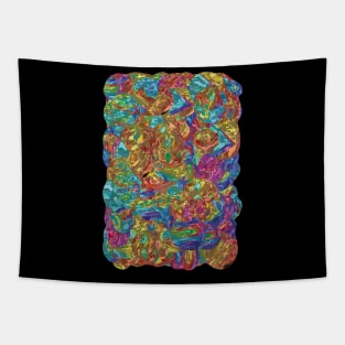 Galactic Dreamscape: A Cluster of Colorful Planets Tapestry