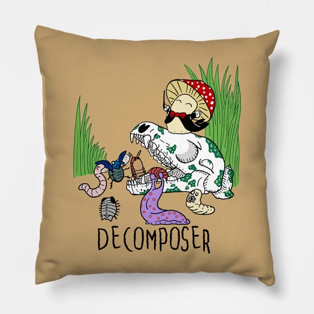 Decomposer Concert Pillow by SNK Kreatures