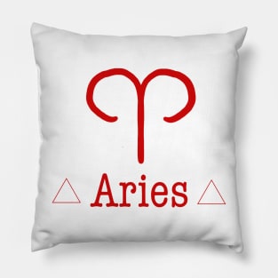 Aries symbol Pillow