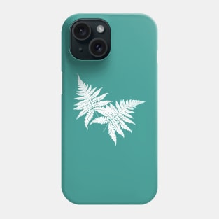 Two fern leaves Phone Case