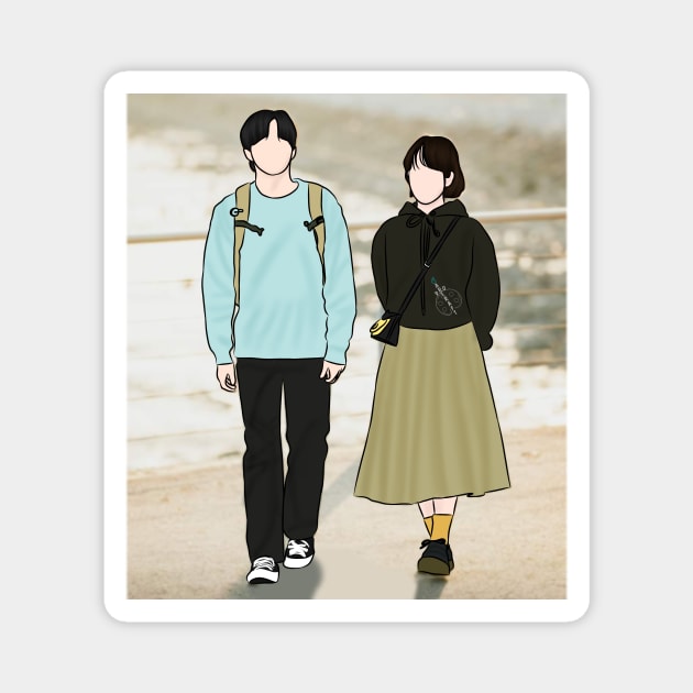 Behind Your Touch Korean Drama Magnet by ArtRaft Pro