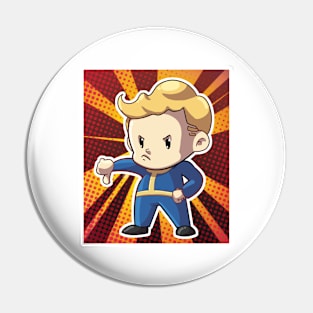 Vault Boy Disagree Pin