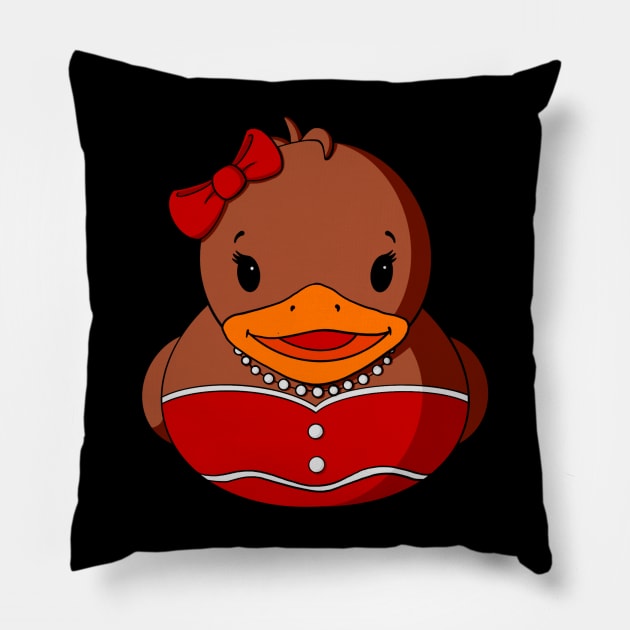 Gingerbread Girl Rubber Duck Pillow by Alisha Ober Designs