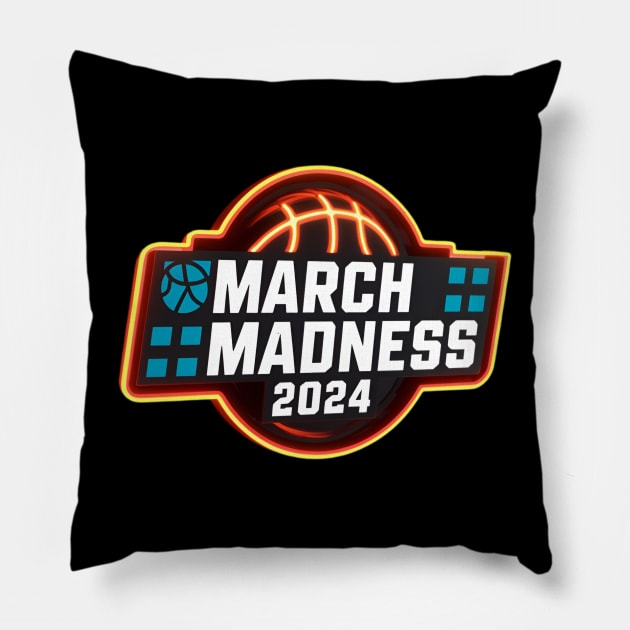 march madness competition Pillow by CreationArt8