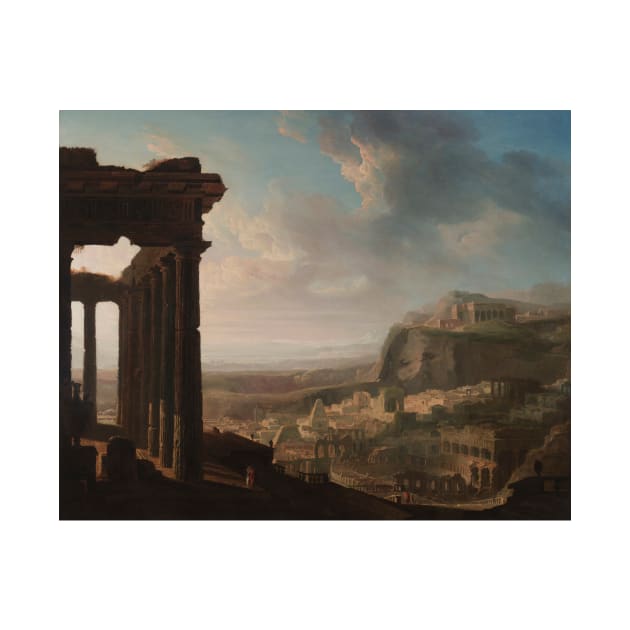 Ruins of an Ancient City by John Martin by Classic Art Stall