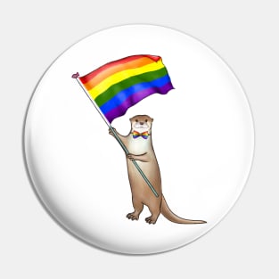 Pride Otter Pin