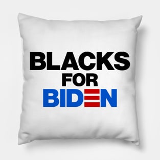 BLACKS FOR BIDEN TRUMP Pillow