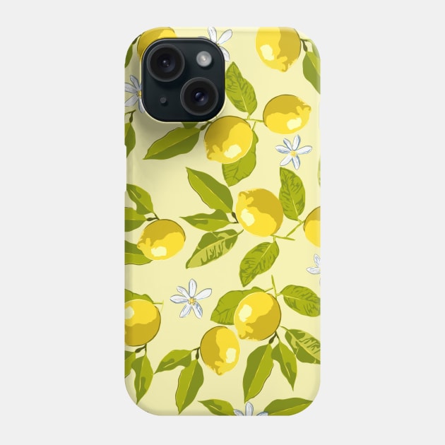 Many fresh lemons Phone Case by Slownessi