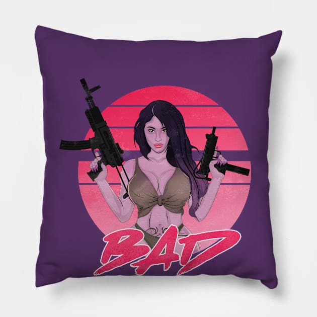 BAD Pillow by PGART