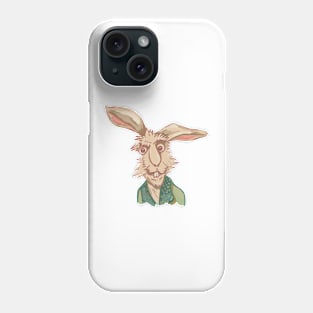 Street rabbit living on the breadline Phone Case